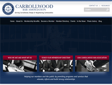 Tablet Screenshot of carrollwoodbar.com